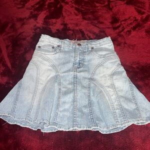 Mudd Light Blue Denim Skirt Size 6